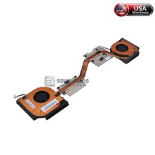 CPU GPU Heatsink Cooling Fan Kit 01AV343 For Lenovo ThinkPad P50 P51 Laptop