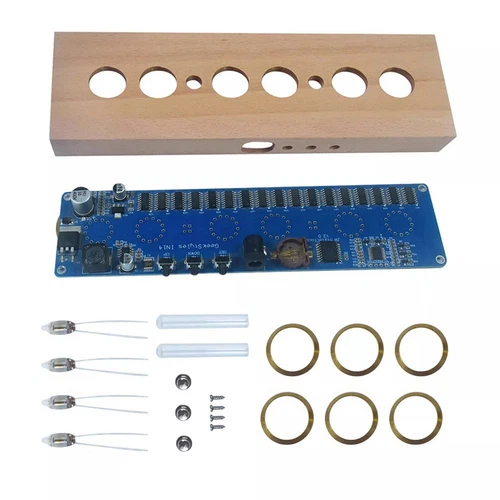 Color Backlight DIY Kit IN14 Tube Nixie Clock Neon Lights Retro Nostalgia