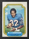 O.J. Simpson 1974 Topps Card, Record Breaker #1, Buffalo Bills  - READ