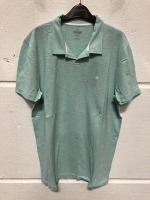 Mavi Mens T-Shirt Short Sleeve Polo Summer Polo Shirts Slim Fit Tee Mint L