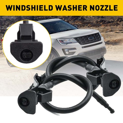 #ad #ad 2X Windshield Wiper Nozzle Washer Sprayer For 2010 2014 Ford Mustang Jets OXILAM $11.39