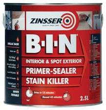 Zinsser ZINBIN25L 2.5 Litre B.I.N Primer/Sealer