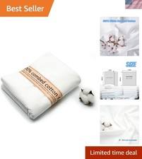 Versatile 2 Yard White Cotton Poplin Fabric, Soft & Ideal for Apparel and Crafts