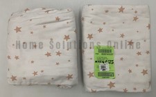 Pottery Barn Kids Shining Star Glow-Dark Sheet Set Blush Twin S4255 PS READ