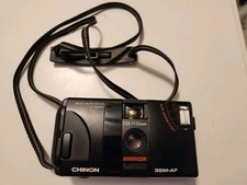 *Untested* Rare CHINON 35M-AF MULTI AUTO FOCUS POINT & SHOOT 35mm CAMERA w/Case