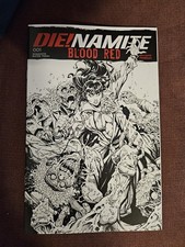DIE!NAMITE BLOOD RED #1 - WILL ROBSON BLIND BAG LINE ART VARIANT COVER S