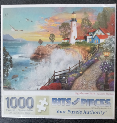 (307) Teile 1000 Stück Puzzle # Leuchtturm Park # Neu & Versiegelt
