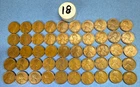 1918 Lincoln Cent - Wheat Penny - Philadelphia - Circulated Roll