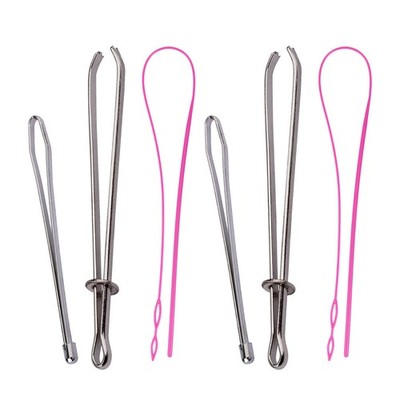 2 Set/6 in 1 Nadeleinfädler Einfädelnadel Nähzubehör Strickzubehör