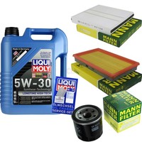 Mann Inspektionspaket 5L Liqui Moly Longtime 5W-30 FüR Subaru Forester 2.0 X AWD