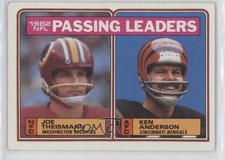 1983 Topps Joe Theismann Ken Anderson #202 0g03
