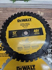 Dewalt 12" General Purpose Miter Saw Blade Lightly Used