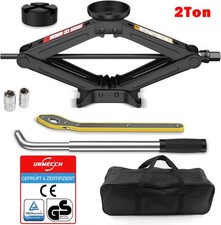 2TON URMECCH® Scissor Jack For FIAT 500 500X Heavy Duty Car Lift Tool Kit