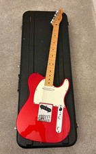 Fender Mexican Telecaster 2007 Candy Apple Red  Maple Finger  Board , Hard Case.