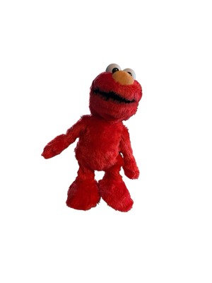 Sesame Street Elmo Slide 14 In Plush, BROKEN LEG, FOR PARTS ONLY