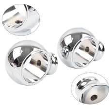 2 Rise Handlebar Riser Clamp Mount Chrome For Harley Sportster Softail Chrome