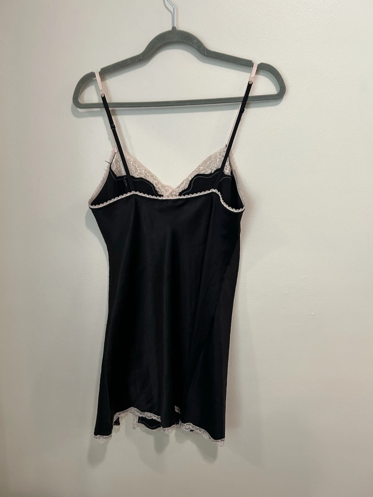 UNDERCOVER Pigiama donna Victoria's Secret mini abito slip orlo pizzo taglia media lingerie