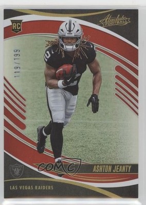 2025 Panini Absolute Rookies Spectrum Red /199 Ashton Jeanty #106 Rookie RC v3r