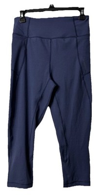 NWT Zero Restriction P594L Womens Bae Capri Leggings Golfing Storm Size Medium