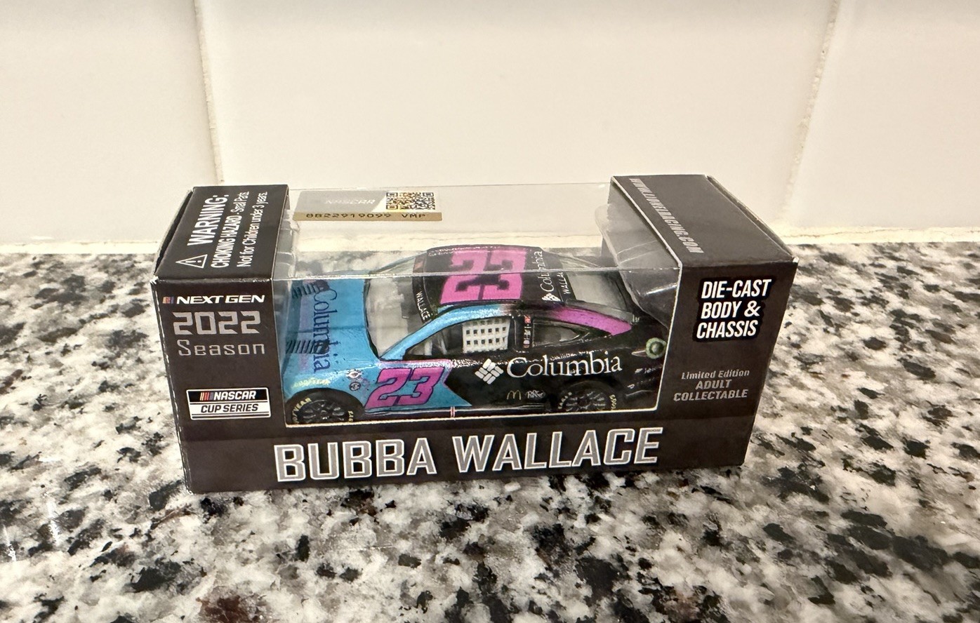 Bubba Wallace 2023 #23 Custom Columbia Black Teal 1:64 NASCAR Diecast IN HAND