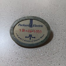 Vintage Packard Electric Employee Badge #181-24-6355 General Motors GM