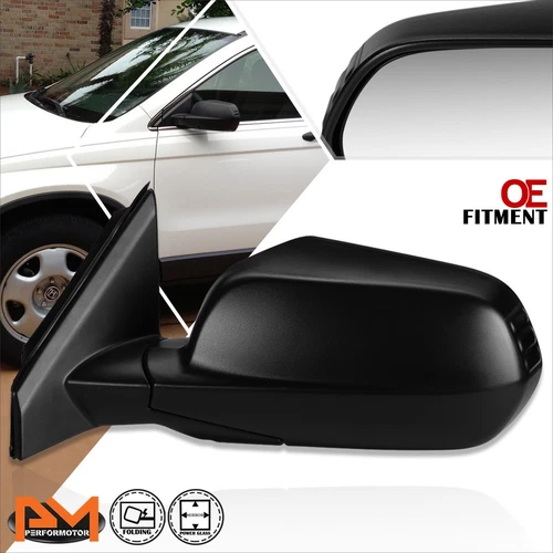 For 07-11 Honda Crv OE Style Powered Adjustable Side Rear View Door Mirror Left