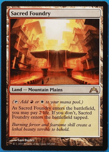 Sacred Foundry Gatecrash NM Land Rare MAGIC GATHERING CARD (ID# 504206) ABUGames - Picture 1 of 2