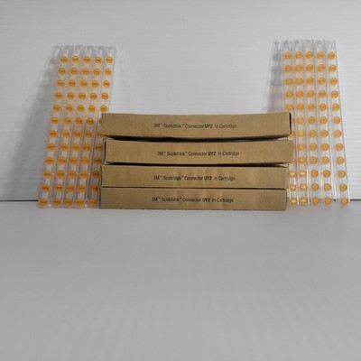 3M Scotchlok UY2 Connectors In Cartridges 4 Boxes 480 Total     