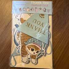 mofusand Thankyou Garland Card Message Card