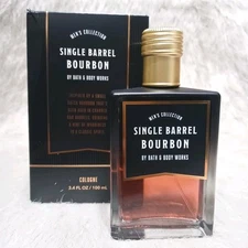 SINGLE BARREL BOURBON Cologne 3.4oz Spray men's Collection Bath and Body Works