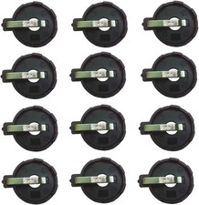  Pack of 12 CR2032 2025 2015 Battery Holder Coin Cell Holder,Button Battery...