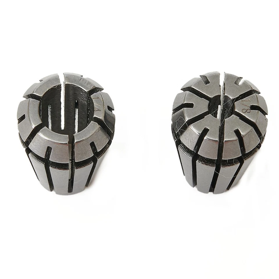 2pcs ER11 1/4 1/8 Spring Collet Set Kit For CNC Milling Lathe Machine Tool - Image 2 of 4