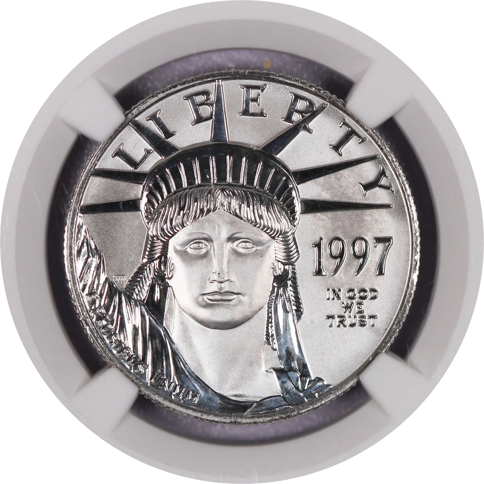 1997 $50 American Platinum Eagle 1/2 oz .9995 NGC MS69 Coin - Image 3 of 4