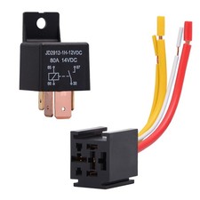 4-Pin Relay With Harness - Car Truck Motor Heavy Duty 80A 12V On/Off Normally...