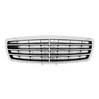 KüHlergrill FüR Mercedes E-Klasse W211 S211 2002–2006 Sport CL Design Chrom