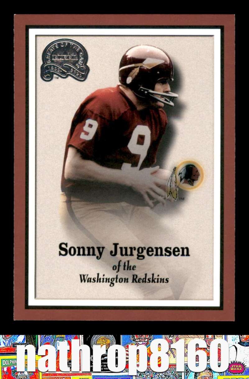 2000 Fleer Greats Of The Game #18 Sonny Jurgensen HOF  NM/NM+  Football 11755