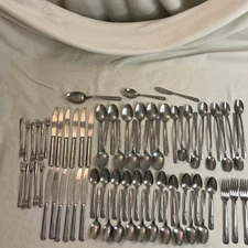 Everbrite FAVORITE Stainless Steel Flatware  USA 71 Pieces Country Core