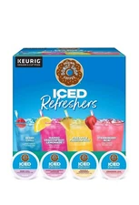 The Original Donut Shop Iced Refreshers K-Cup Variety Pack, 20ct, Fruit Flavors.