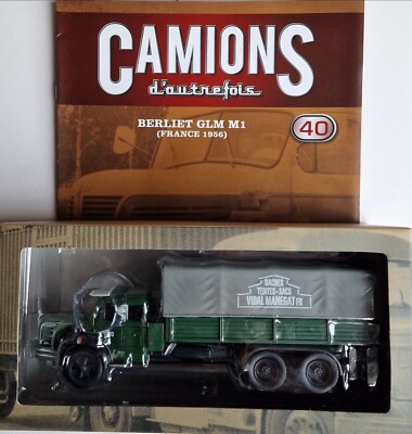Miniature IXO 1/43 Camion Berliet Zucconi + Remorque Porte-char - Occasion