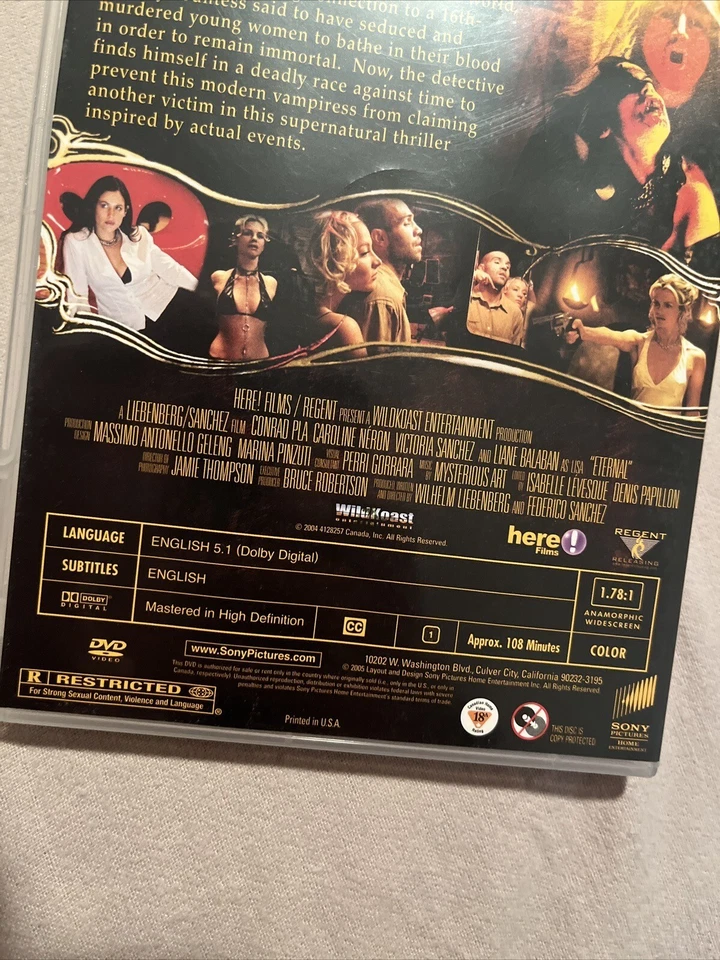 Eternal Region 1 DVD Conrad Pla Caroline Neron Victoria Sanchez Liane Balaban - Image 4 of 4