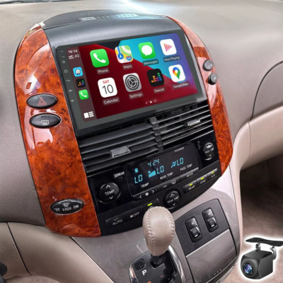 For 2004-2010 Toyota Sienna Android 12 Car Radio Stereo GPS Player Apple CarPlay