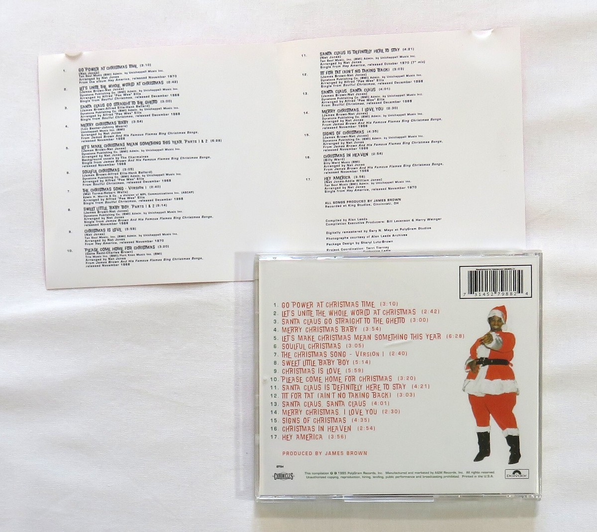 James Brown Funky Christmas Compact Disc USA 1995 Polygram