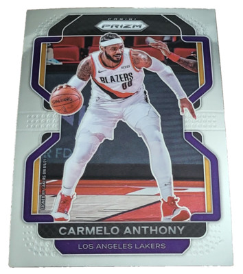 2021 Panini Prizm #11 Los Angeles Lakers Carmelo Anthony NBA Basketball Card (J4