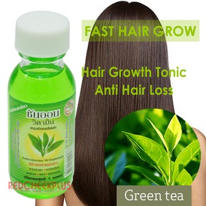 Green Tea Hair Growth Tonic Serum Grow Long Fast Regrowth Vitamin