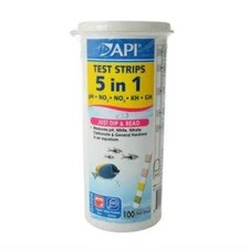 5-IN-1 TEST STRIPS (100 CT) PH, N03, N02, KH, GH - API