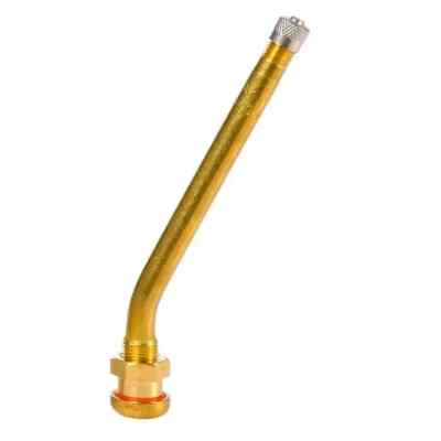 10 pcs - V3-20-6 Brass Metric Truck Stem Valve 1.00 + 3.38 in. 27 Deg. Angle