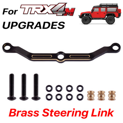 Für Traxxas 1/18 TRX4M Lenkverbindung Messing Links Rod Tie Bronco Defender