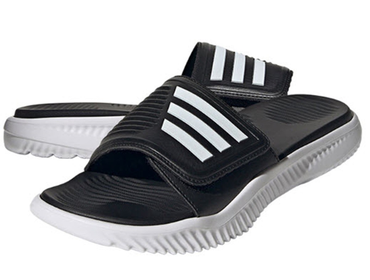 サンダル・ミュール adidas Alpha Response 10 Slide White Black Adidas Men Alpha Response Slide Slipper 2.0 Black Shoes