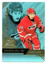  2016-17 Fleer Showcase Flair #41 Sebastian Aho RC - Carolina Hurricanes