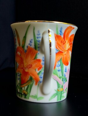 LENOX Suzanne Clee DAY LILY Mug 1995 The Flower Blossom Mug